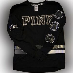 Pink Victoria’s Secret sweatshirt, size X small